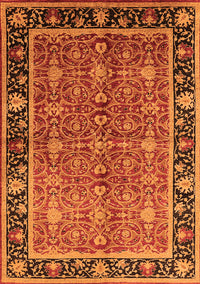 Oriental Orange Industrial Rug, urb2970org