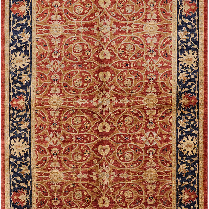Mid-Century Modern Brown Sand Brown Oriental Rug, urb2970