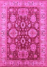 Oriental Pink Industrial Rug, urb2971pnk