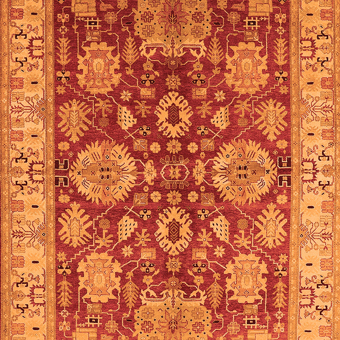 Machine Washable Oriental Orange Industrial Area Rugs, wshurb2971org