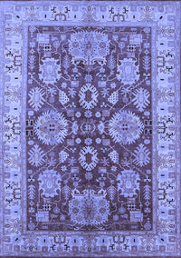 Oriental Blue Industrial Rug, urb2971blu