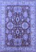 Oriental Blue Industrial Rug, urb2971blu