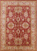 Mid-Century Modern Brown Sand Brown Oriental Rug, urb2971