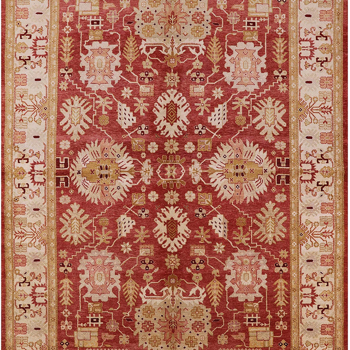 Mid-Century Modern Brown Sand Brown Oriental Rug, urb2971