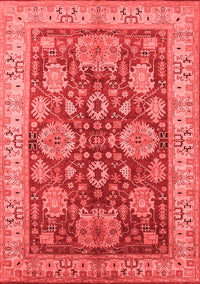 Oriental Red Industrial Rug, urb2971red