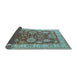 Sideview of Oriental Light Blue Industrial Rug, urb2971lblu