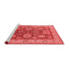 Industrial Red Washable Rugs