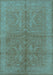 Oriental Light Blue Industrial Rug, urb2972lblu