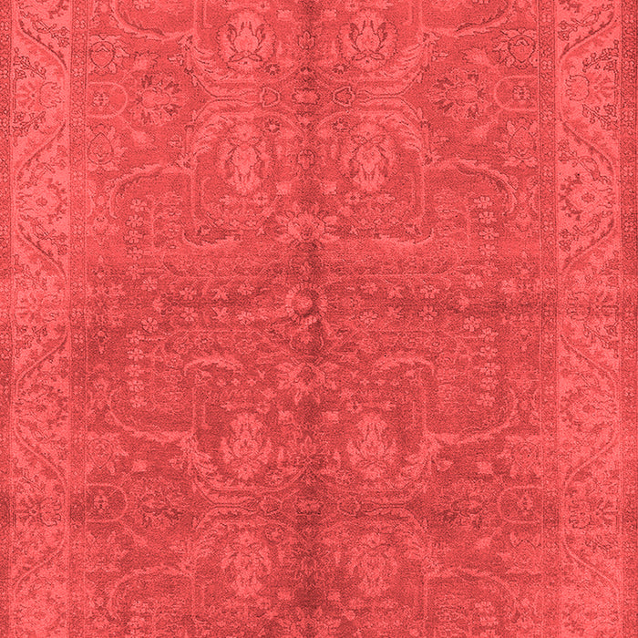 Machine Washable Oriental Red Industrial Rug, wshurb2972red