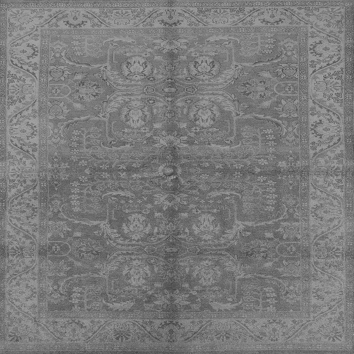 Square Oriental Gray Industrial Rug, urb2972gry