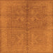 Square Oriental Orange Industrial Rug, urb2972org