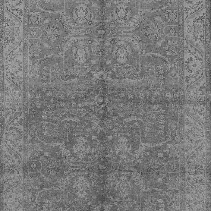 Machine Washable Oriental Gray Industrial Rug, wshurb2972gry