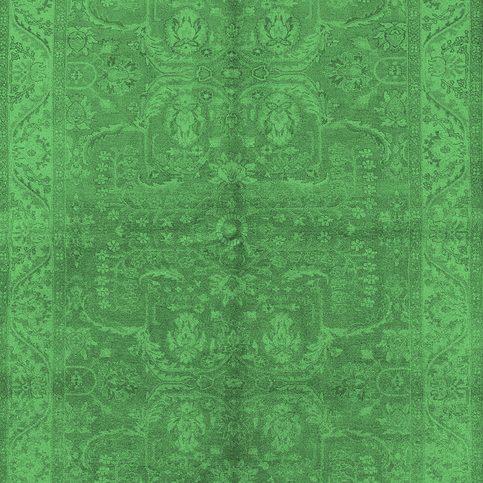 Oriental Emerald Green Industrial Rug, urb2972emgrn