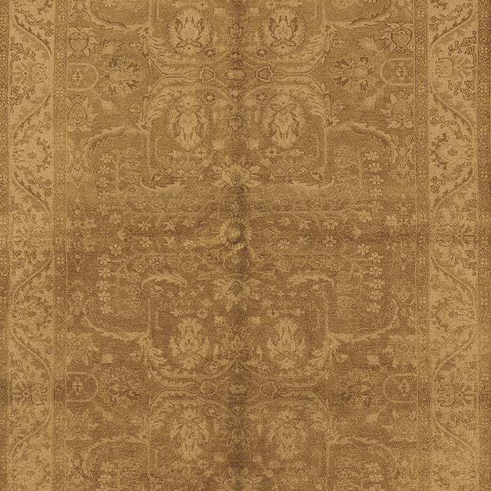 Machine Washable Oriental Brown Industrial Rug, wshurb2972brn