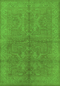 Oriental Green Industrial Rug, urb2972grn