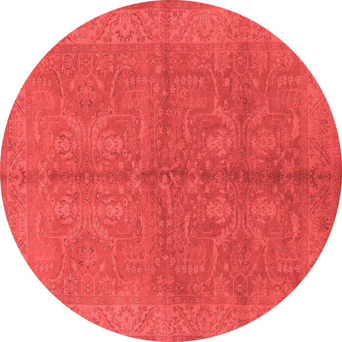Machine Washable Oriental Red Industrial Rug, wshurb2972red