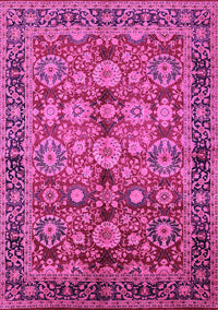 Oriental Pink Industrial Rug, urb2973pnk