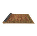 Sideview of Oriental Brown Industrial Rug, urb2973brn