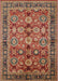 Mid-Century Modern Brown Sand Brown Oriental Rug, urb2973