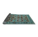 Sideview of Oriental Light Blue Industrial Rug, urb2973lblu