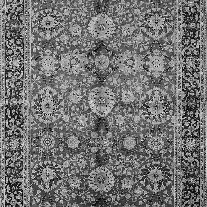 Machine Washable Oriental Gray Industrial Rug, wshurb2973gry