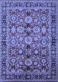 Oriental Blue Industrial Rug, urb2973blu