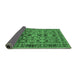 Sideview of Oriental Emerald Green Industrial Rug, urb2973emgrn