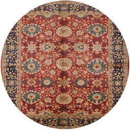 Round Machine Washable Industrial Modern Brown Sand Brown Rug, wshurb2973