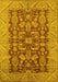 Oriental Yellow Industrial Rug, urb2974yw