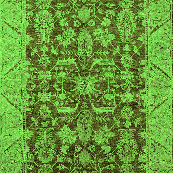 Oriental Green Industrial Rug, urb2974grn