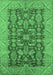 Oriental Emerald Green Industrial Rug, urb2974emgrn