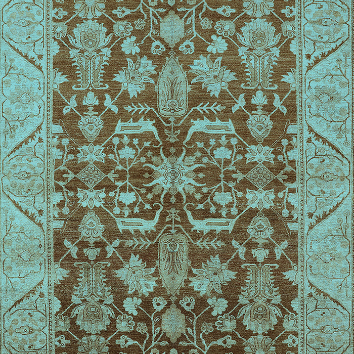 Oriental Light Blue Industrial Rug, urb2974lblu