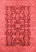 Oriental Red Industrial Area Rugs