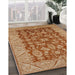 Machine Washable Industrial Modern Mahogany Brown Rug in a Family Room, wshurb2974