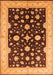 Oriental Orange Industrial Rug, urb2975org