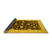 Sideview of Oriental Yellow Industrial Rug, urb2975yw