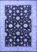 Oriental Blue Industrial Rug, urb2975blu