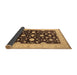 Sideview of Oriental Brown Industrial Rug, urb2975brn