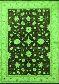 Oriental Green Industrial Rug, urb2975grn