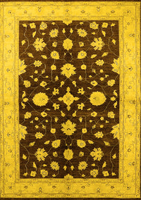 Oriental Yellow Industrial Rug, urb2975yw