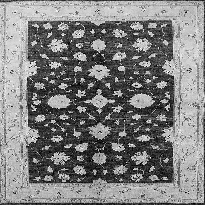 Square Oriental Gray Industrial Rug, urb2975gry