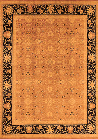 Oriental Orange Industrial Rug, urb2976org