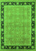 Oriental Green Industrial Rug, urb2976grn