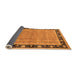 Sideview of Oriental Orange Industrial Rug, urb2976org