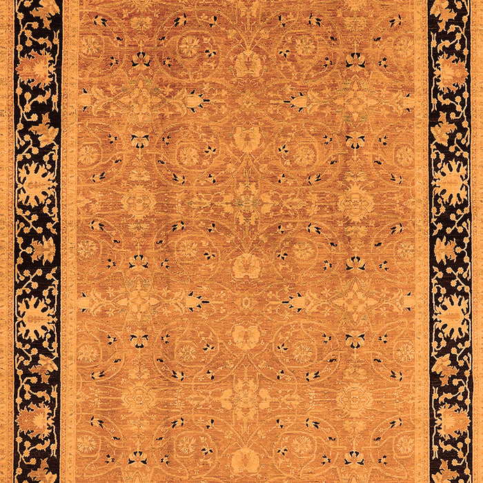 Machine Washable Oriental Orange Industrial Area Rugs, wshurb2976org