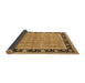 Sideview of Oriental Brown Industrial Rug, urb2976brn