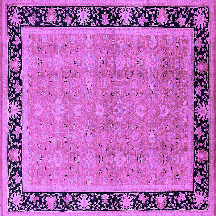 Square Oriental Purple Industrial Rug, urb2976pur