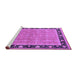 Sideview of Machine Washable Oriental Purple Industrial Area Rugs, wshurb2976pur