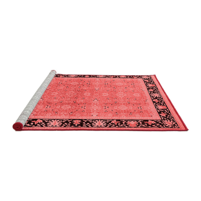 Industrial Red Washable Rugs