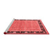 Industrial Red Washable Rugs